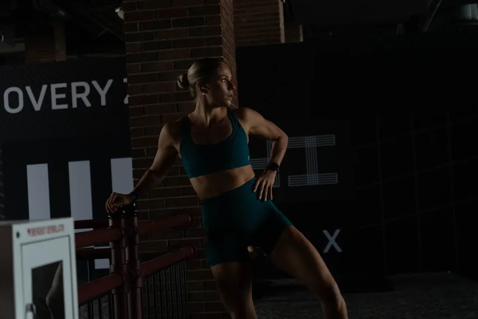 Lovisa Clark in the gym